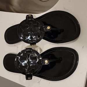 Tory Burch MILLER SANDAL, PATENT LEATHER 9